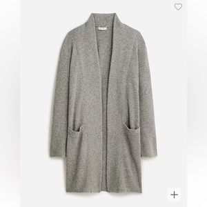 J.Crew Cocoon Sweater Blazer in Gray